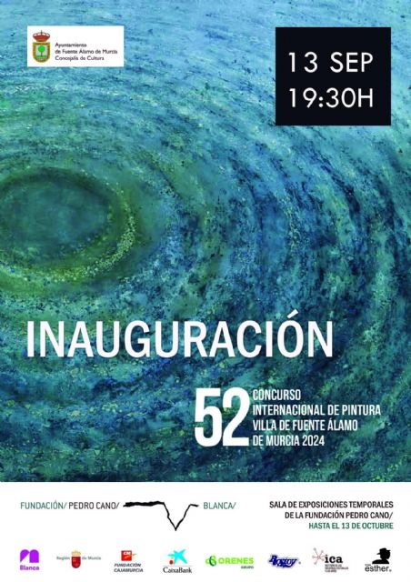 La Fundación Pedro Cano acoge la exposición de la 52ª edición del Concurso Internacional de Pintura Villa de Fuente Álamo